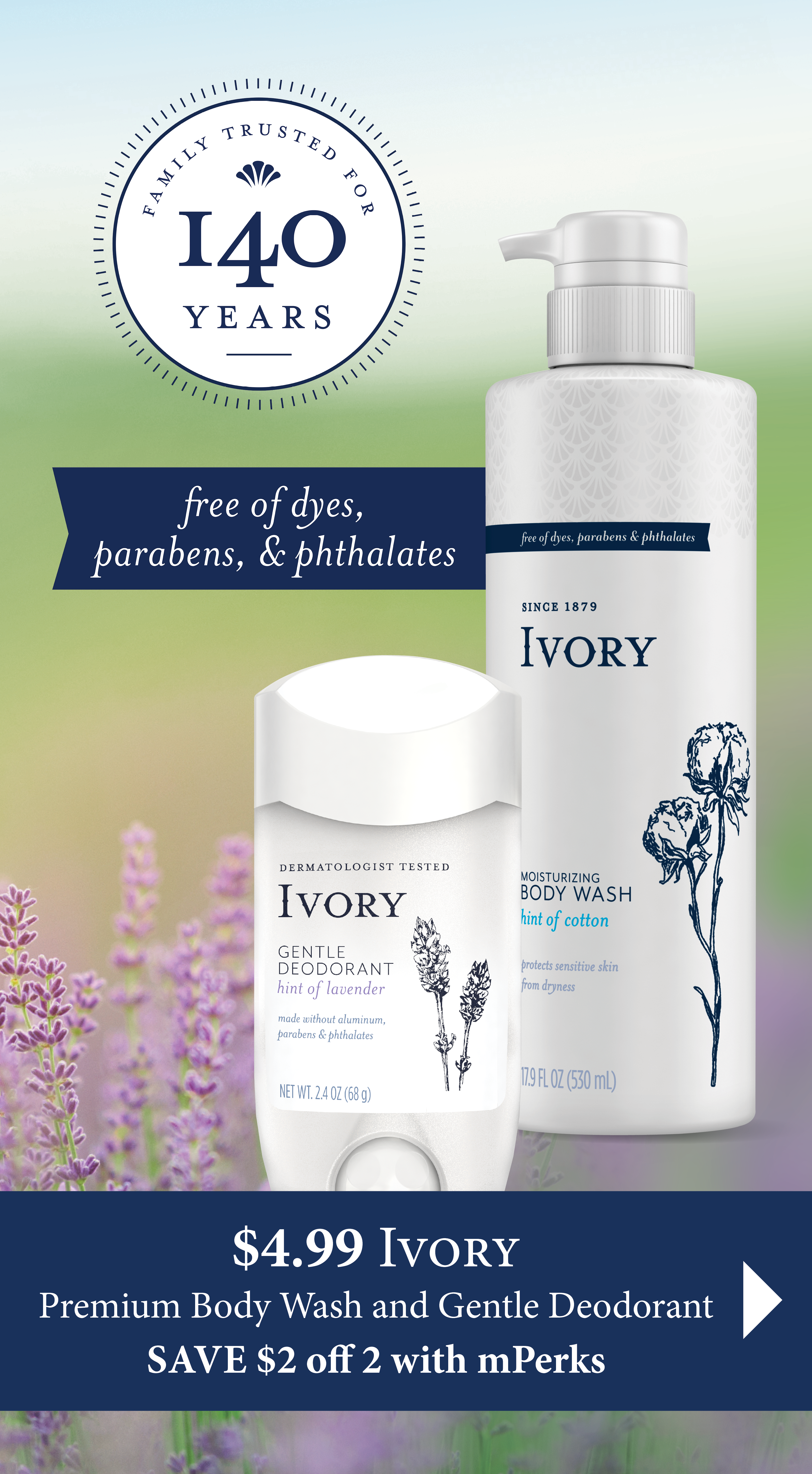 Ivory Print ad - chosen design