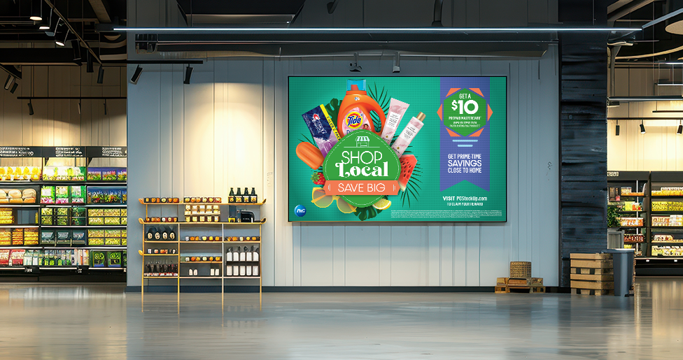 P&G Point of Sale Summer Stock Up